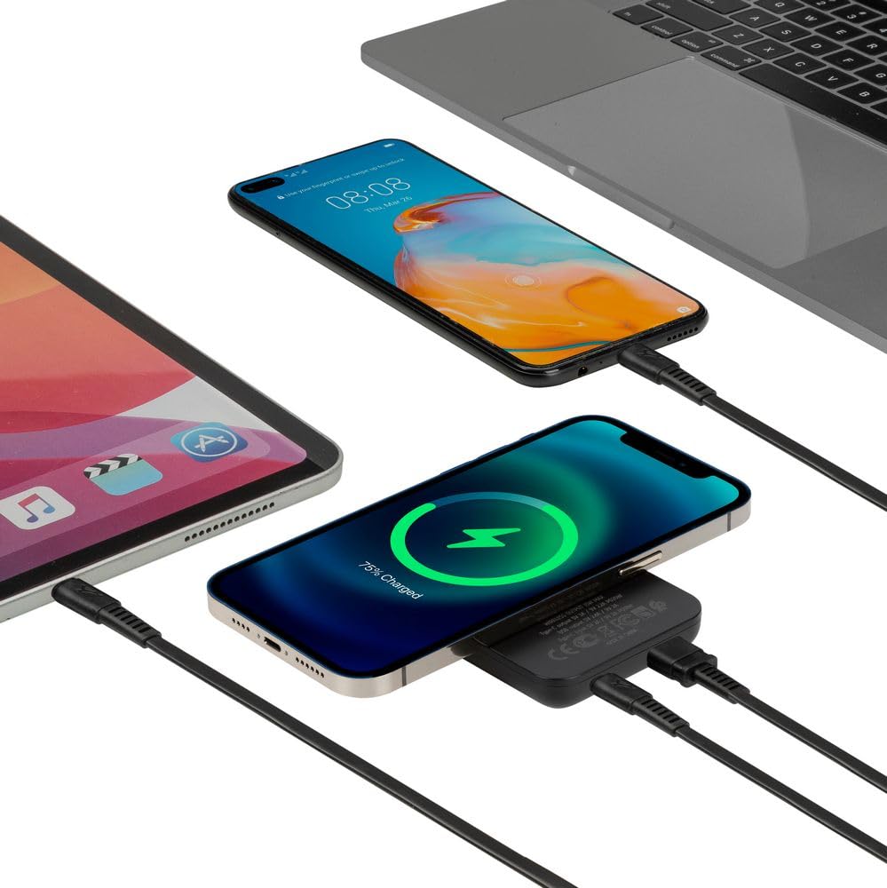 RIVACASE RIVAPOWER VA2603 Powerbank 5000 mAh schwarz magnetisch