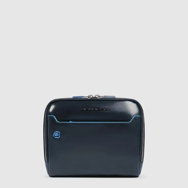 Piquadro Black Square Herren Umhängetasche Leder RFID Grün