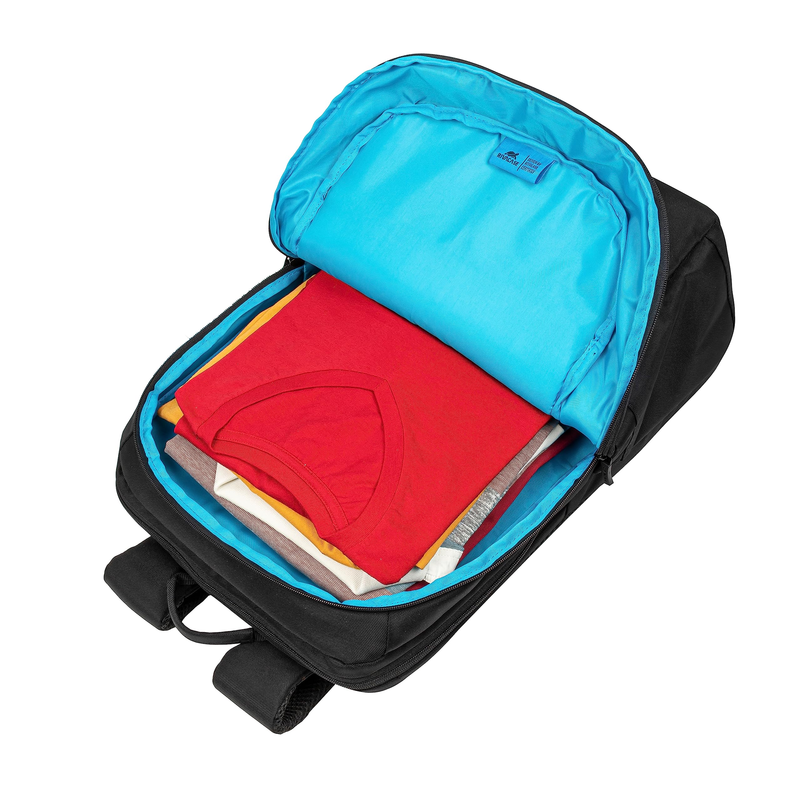RIVACASE Cardiff Laptop Rucksack 17,3 Zoll 22L Schwarz