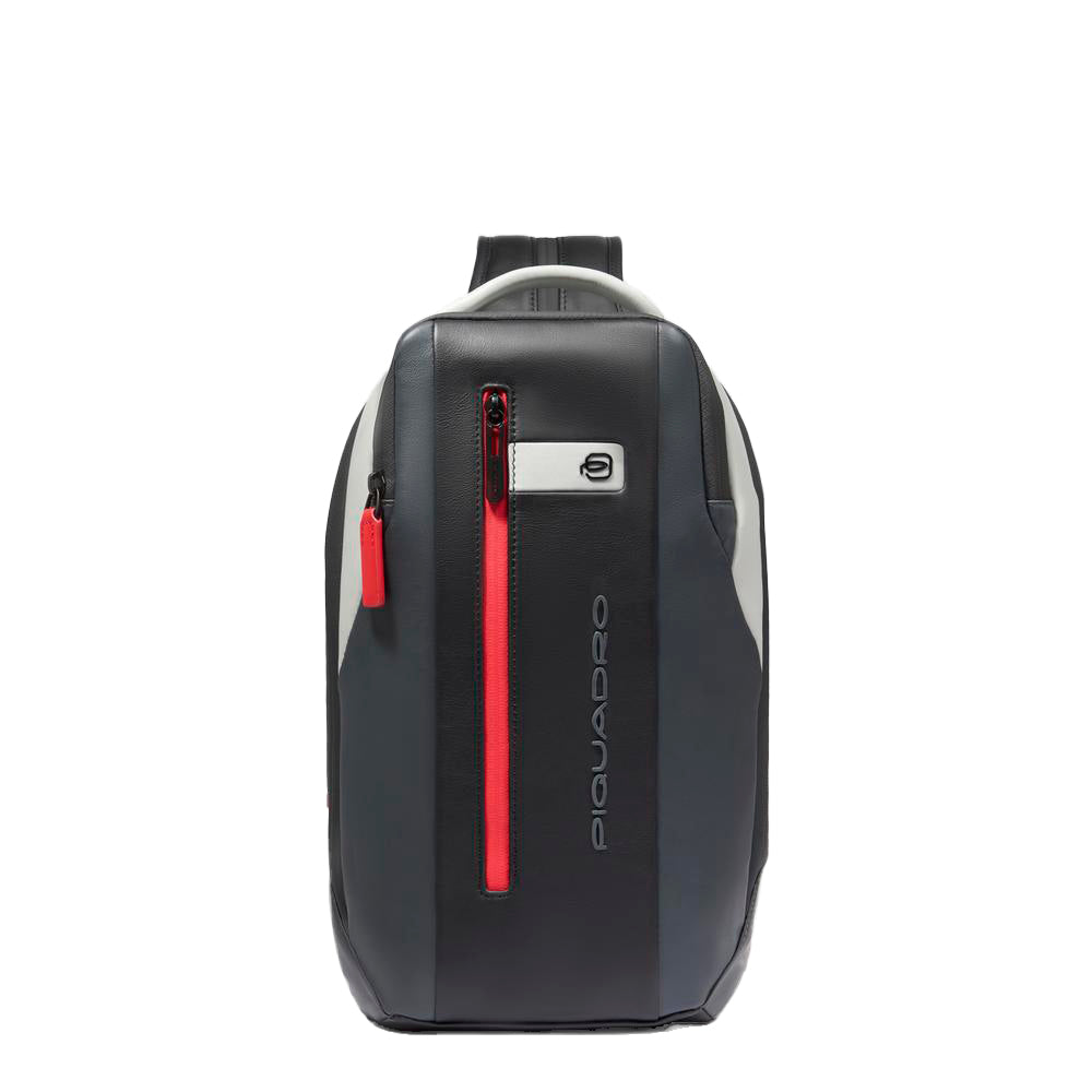 Piquadro Urban Monospalla iPad Umhängetasche Grün Leder