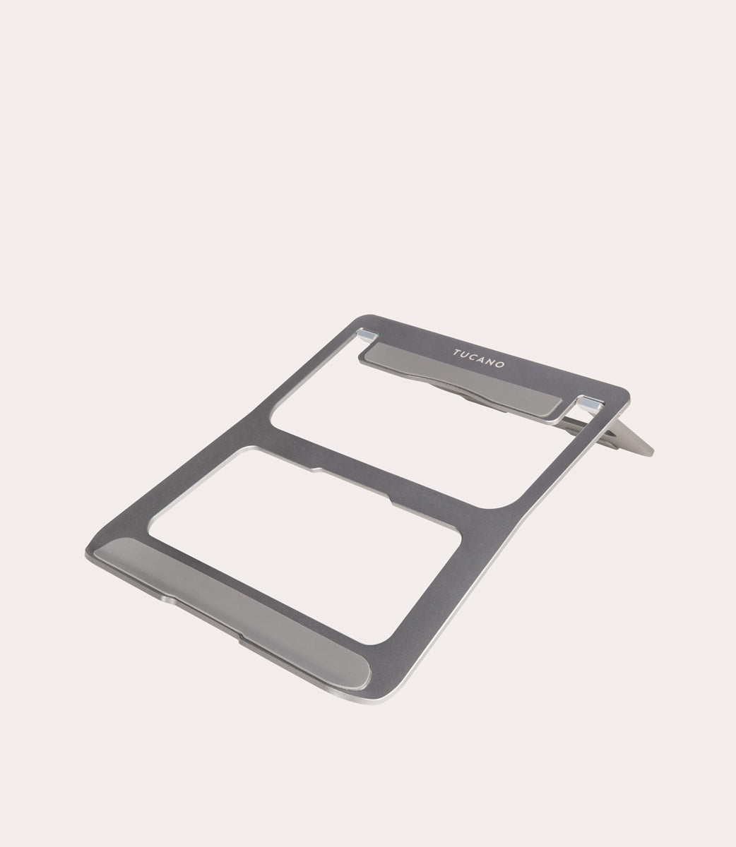 Tucano Laptop Ständer faltbar Alu Dunkelgrau