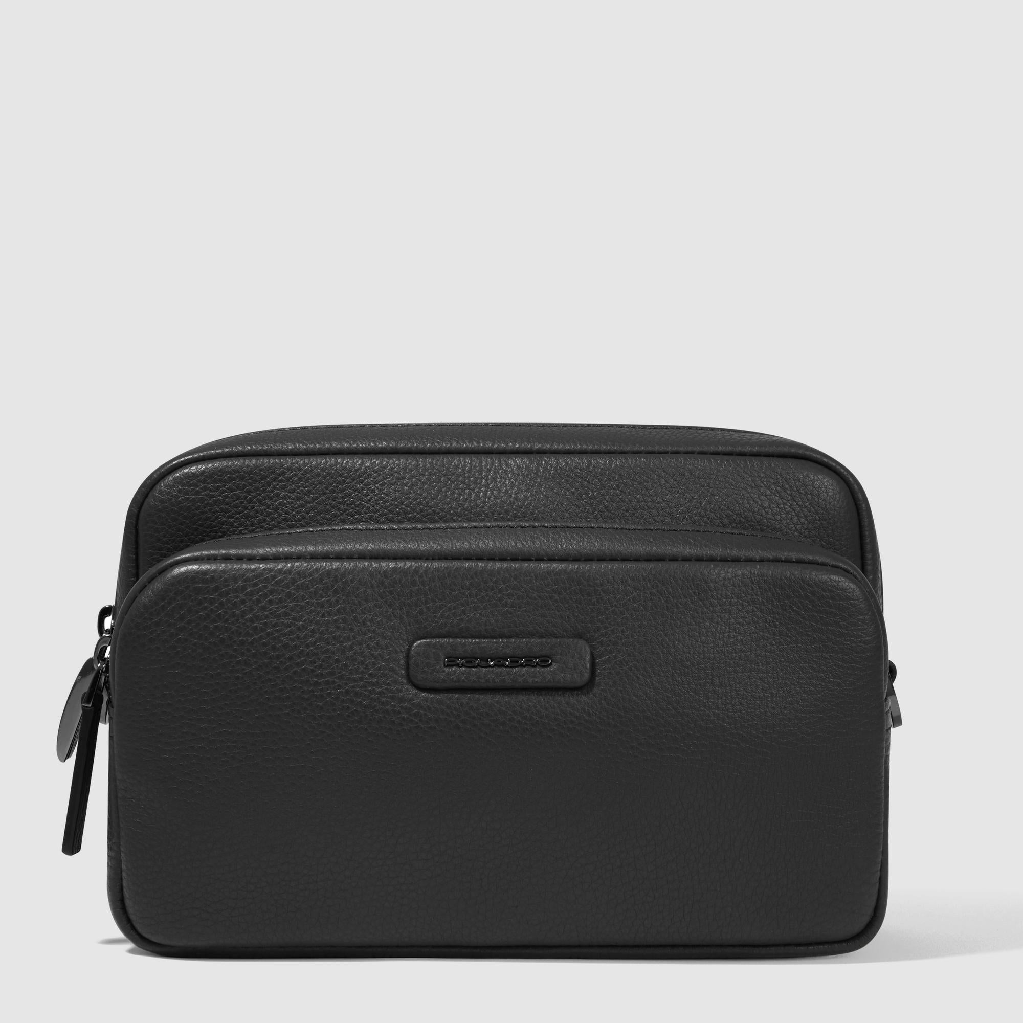 Piquadro Urban Umhängetasche Leder blau Crossbody