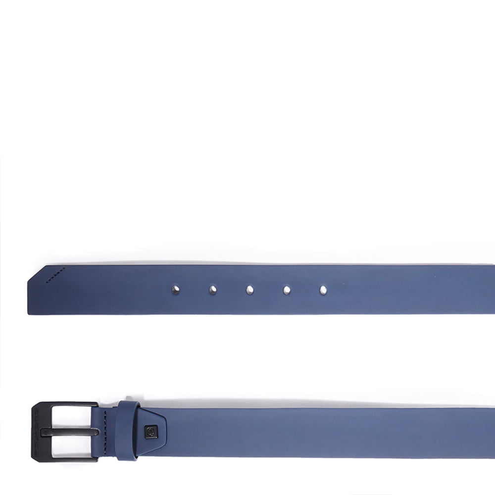 Piquadro Blue Square Gürtel Herren Leder Schwarz Dorn