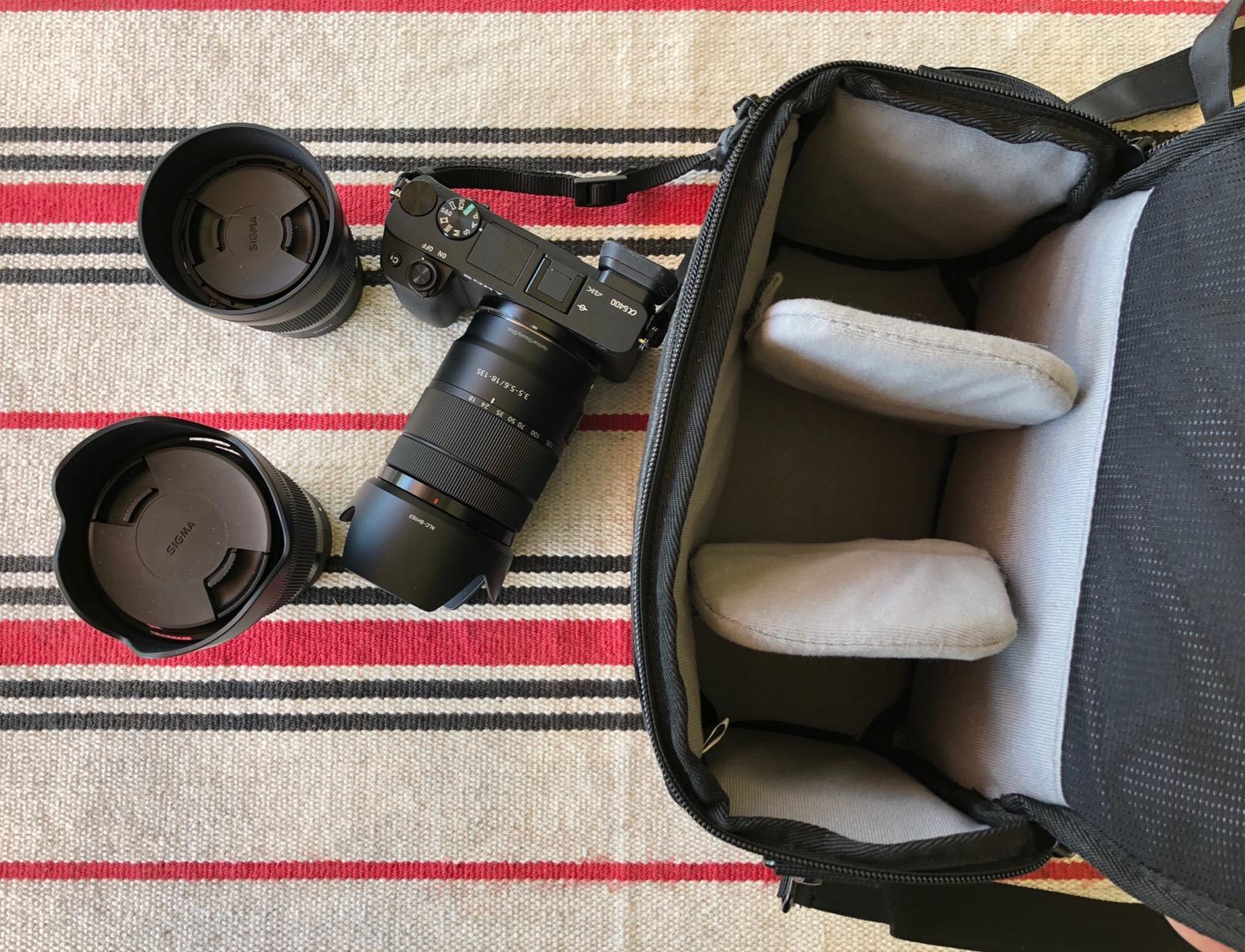 Pedea Fashion XL Kameratasche grau Regenschutz