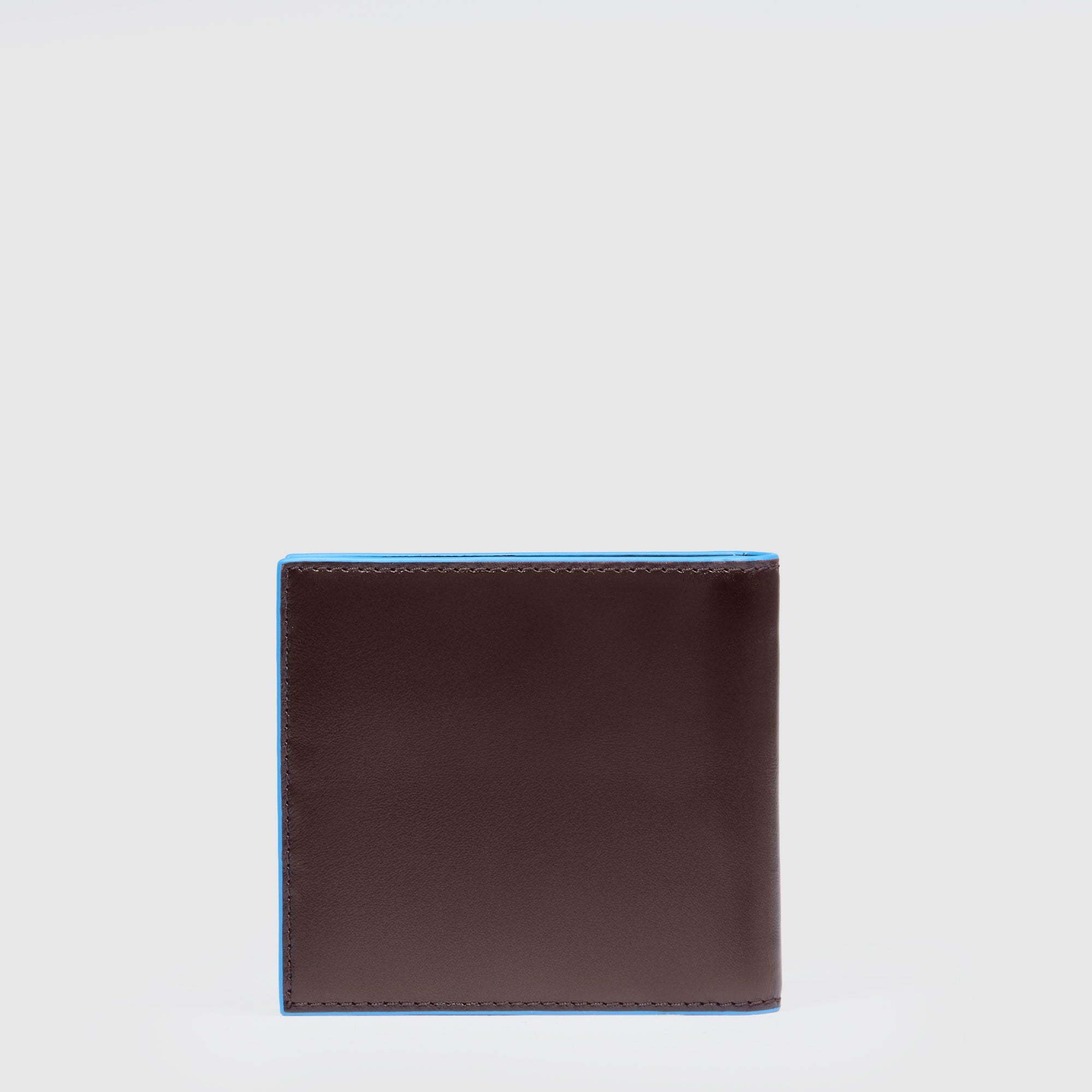 Piquadro Blue Square Geldbörse Herren Leder Schwarz Klammer