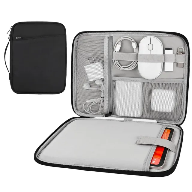 ARVOK Basic Tablet-Tasche 11 Zoll Sleeve mit Griff Schwarz