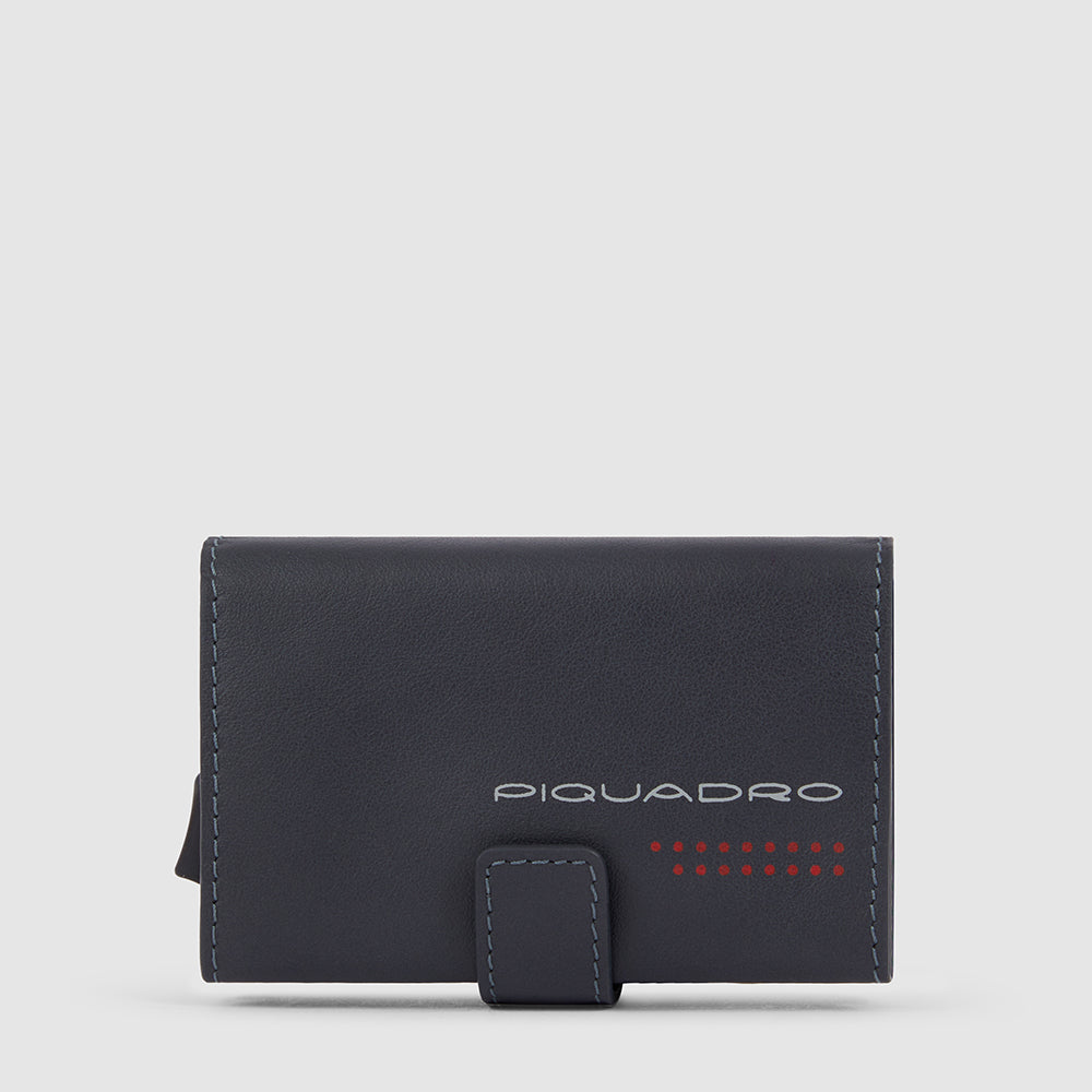 Piquadro Black Square PORTCREDIT Kartenetui Schwarz RFID