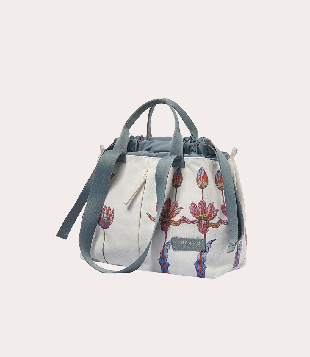 Tucano Carry Tulip Small Shopper Canvas Blumenprint