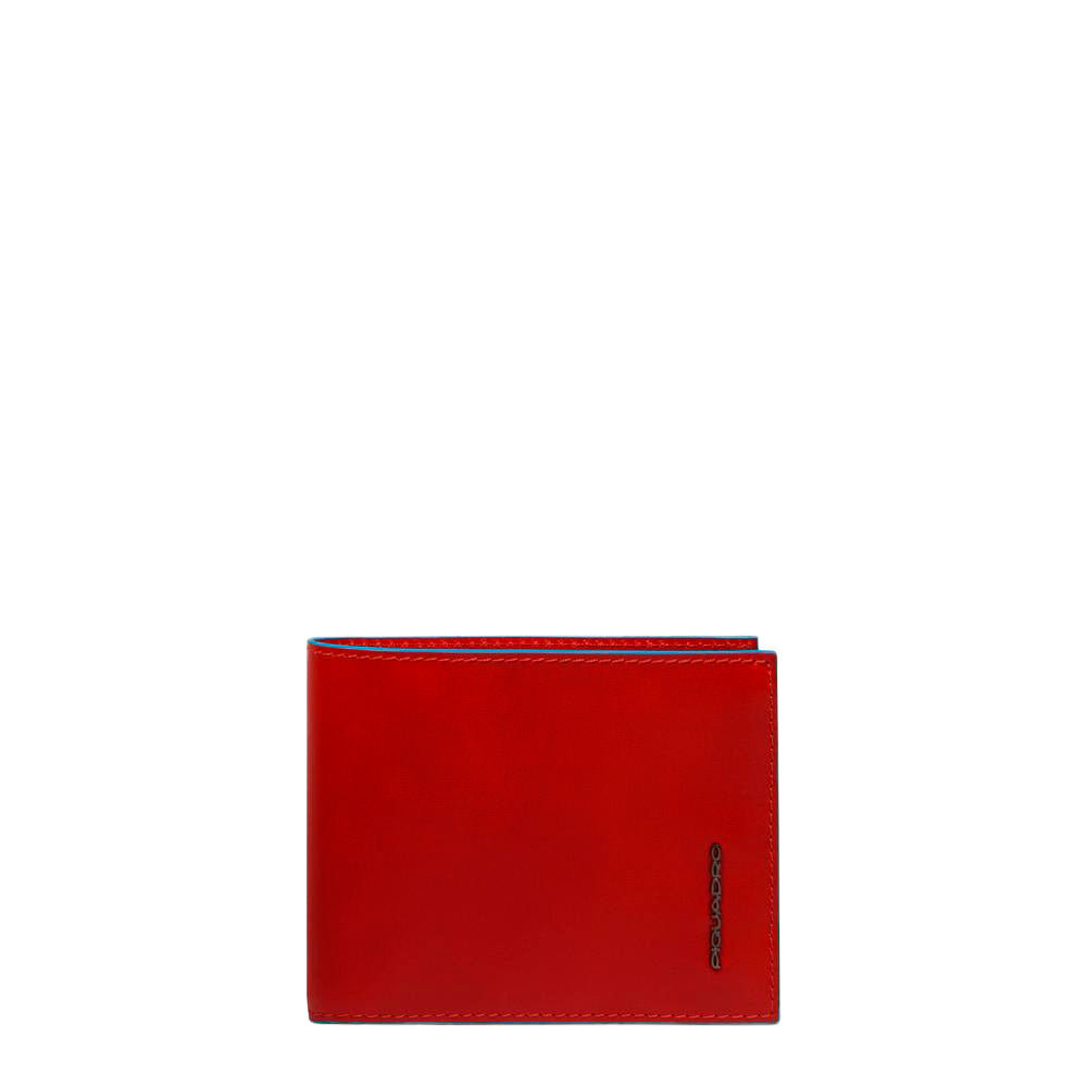 Piquadro Blue Square Herren Geldbörse Leder mit Münzfach RFID