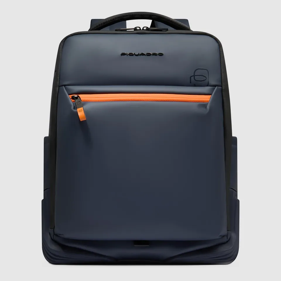 Piquadro Corner 2.0 Reiserucksack Laptop wasserfest Blau