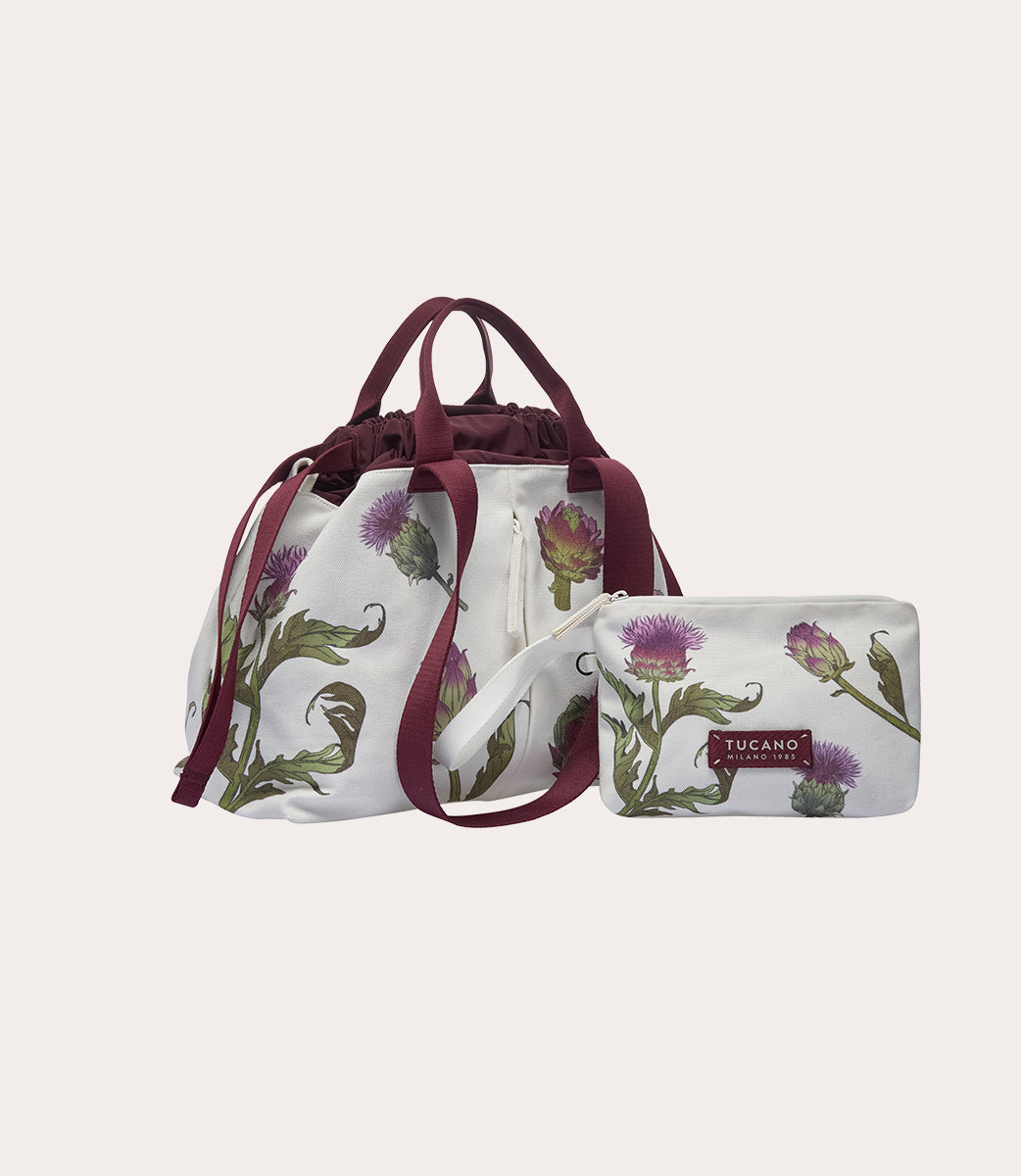 Tucano Carry Artichoke Small Shopper Canvas Tulpe