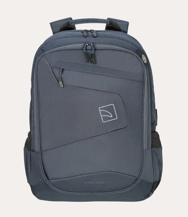 Tucano Lato Rucksack 17 Zoll Blau Laptopfach recycelt