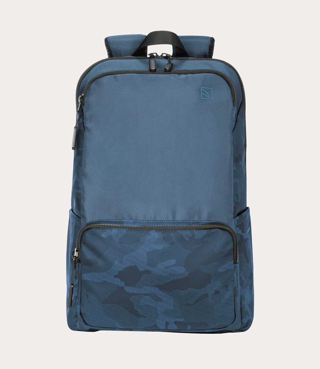 Tucano Terras Camouflage Rucksack Blau 15,6" Laptopfach