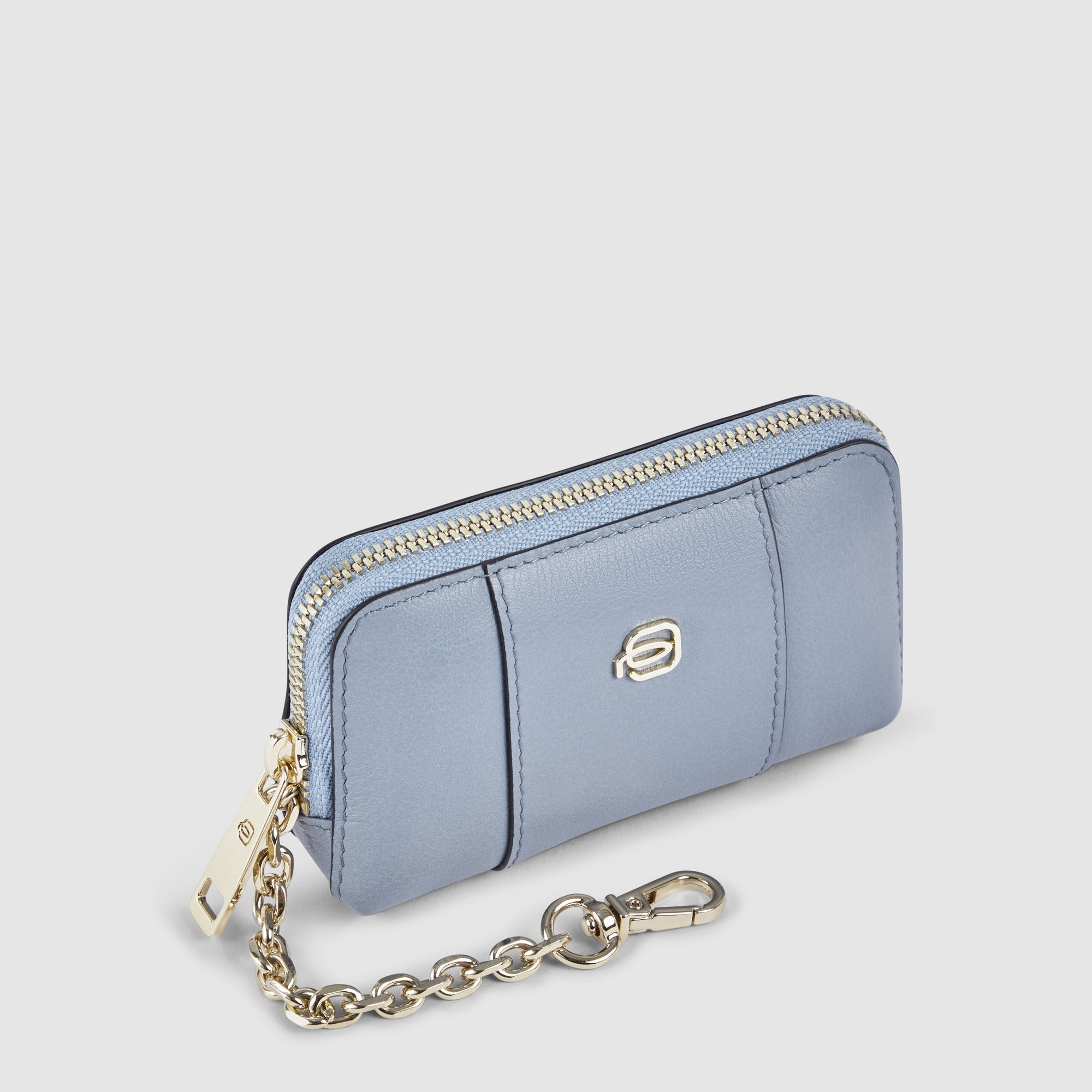 Piquadro Materia Schlüsseletui Damen Schwarz Leder Etui