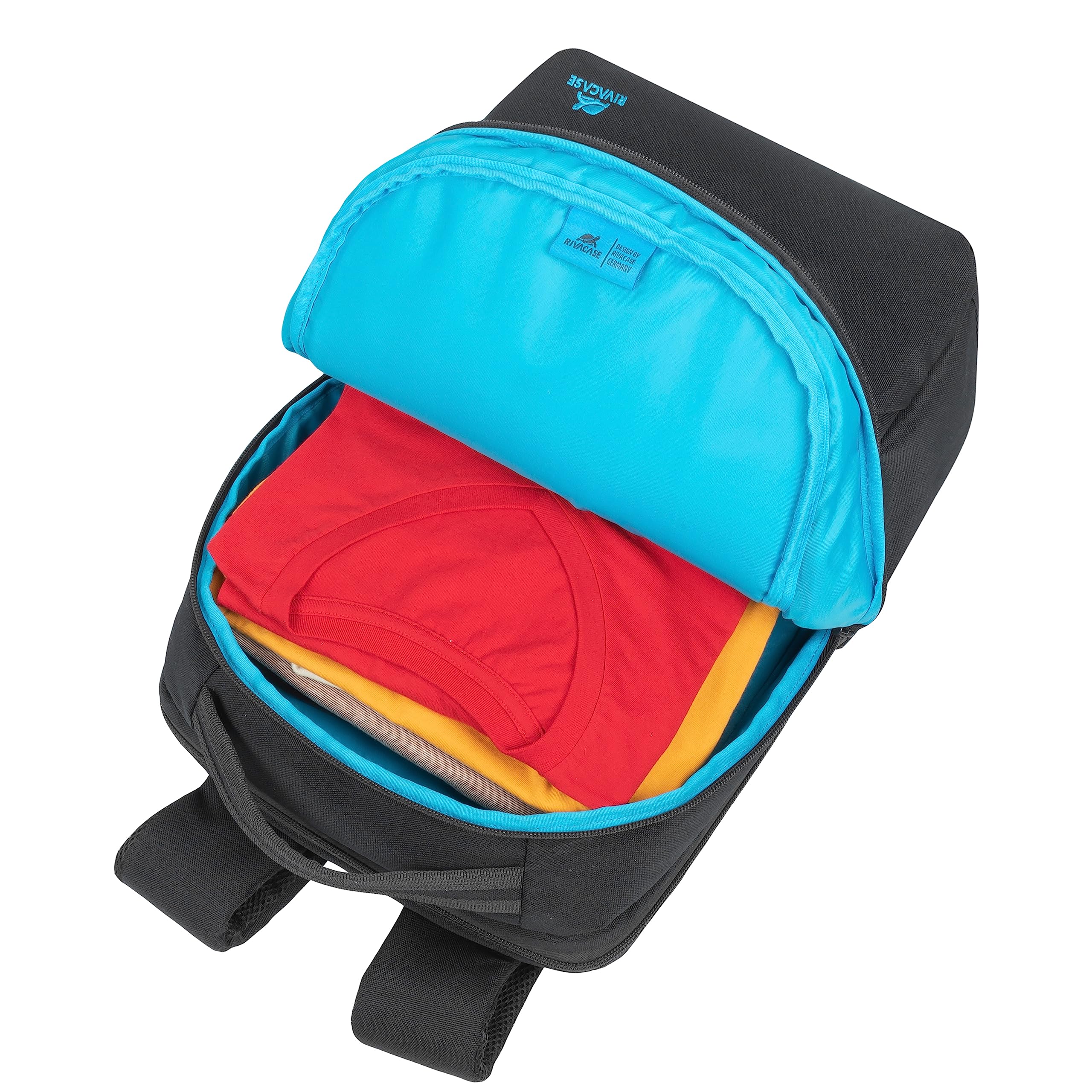 RIVACASE Cardiff Laptop Rucksack 15,6 Zoll 24L Schwarz