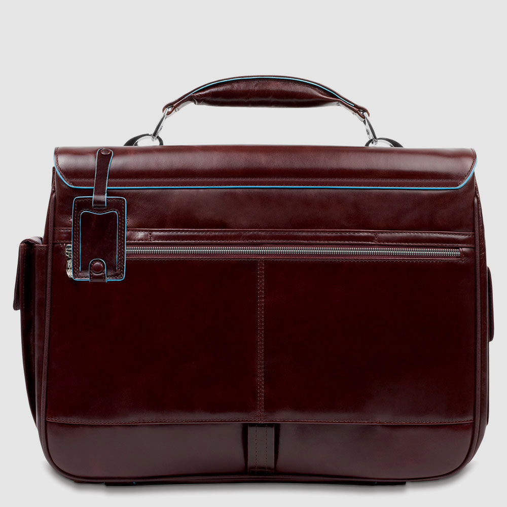 Piquadro Modus Aktentasche 15,6 Zoll Leder schwarz Laptop