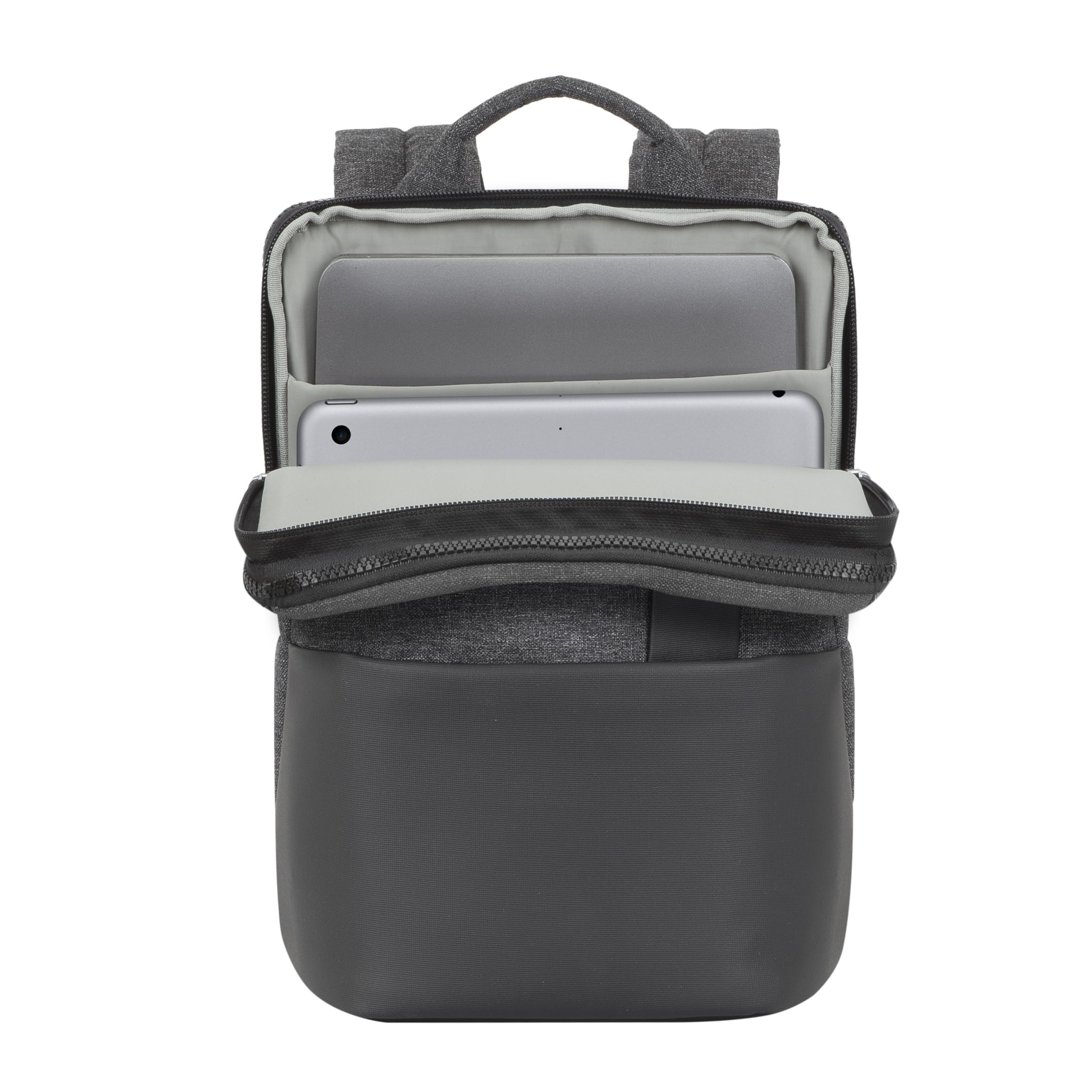 RIVACASE Lantau Laptoprucksack 13,3 Zoll Grau-Schwarz RPET