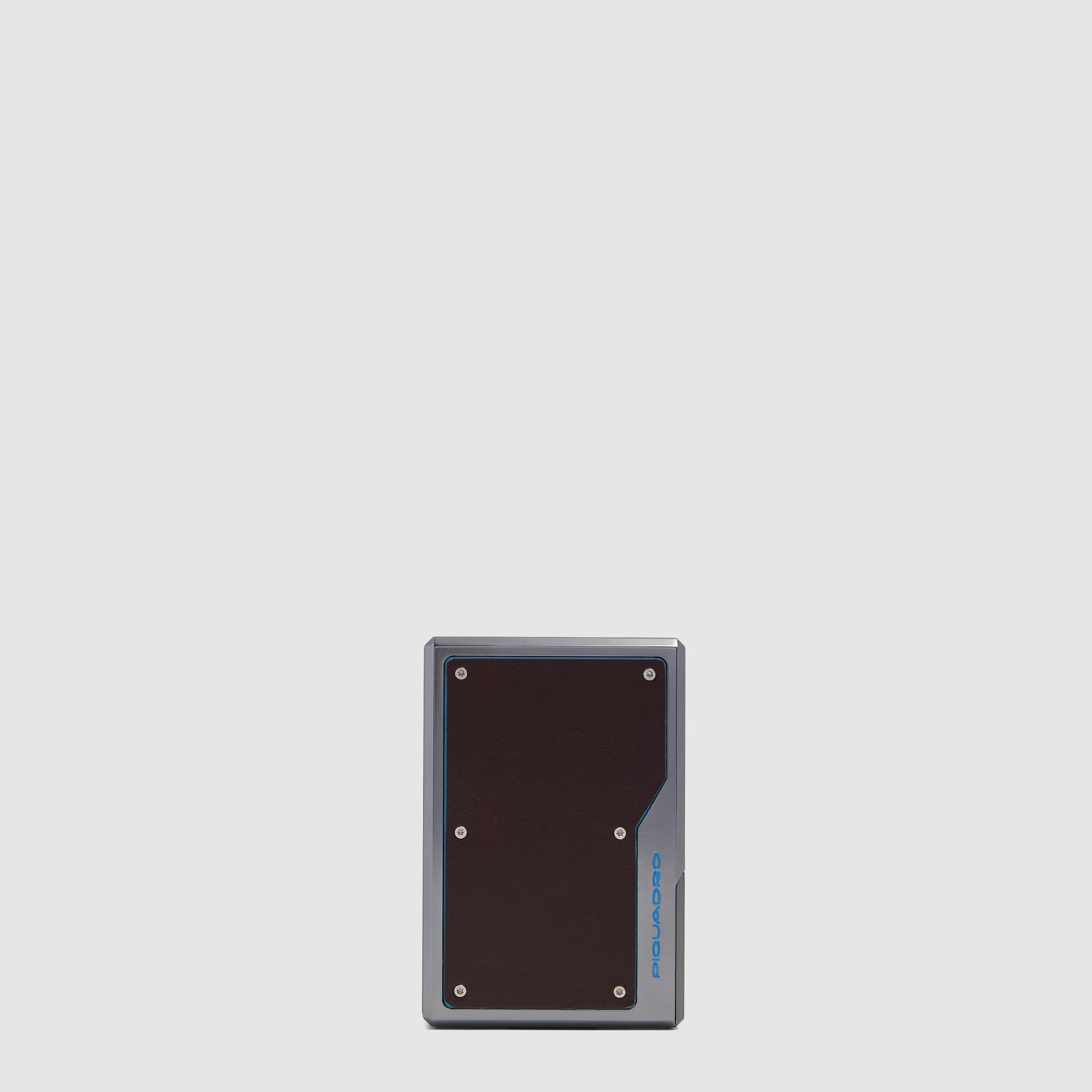 Piquadro BagMotic MagSafe Kartenetui Schwarz Alu