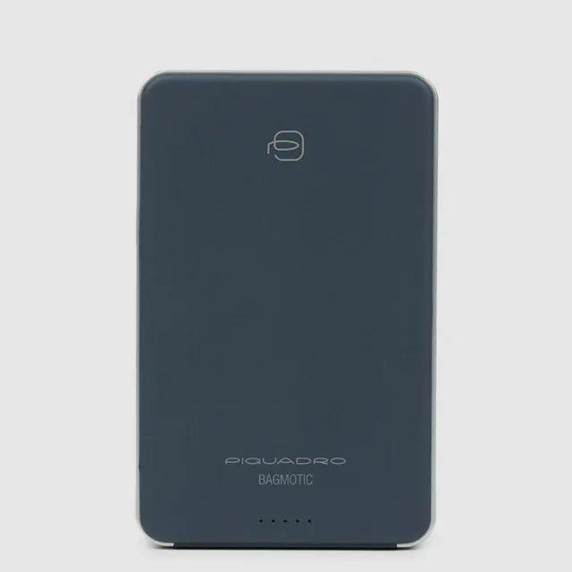 Piquadro BagMotic Powerbank 10000 mAh USB Grau Kabel