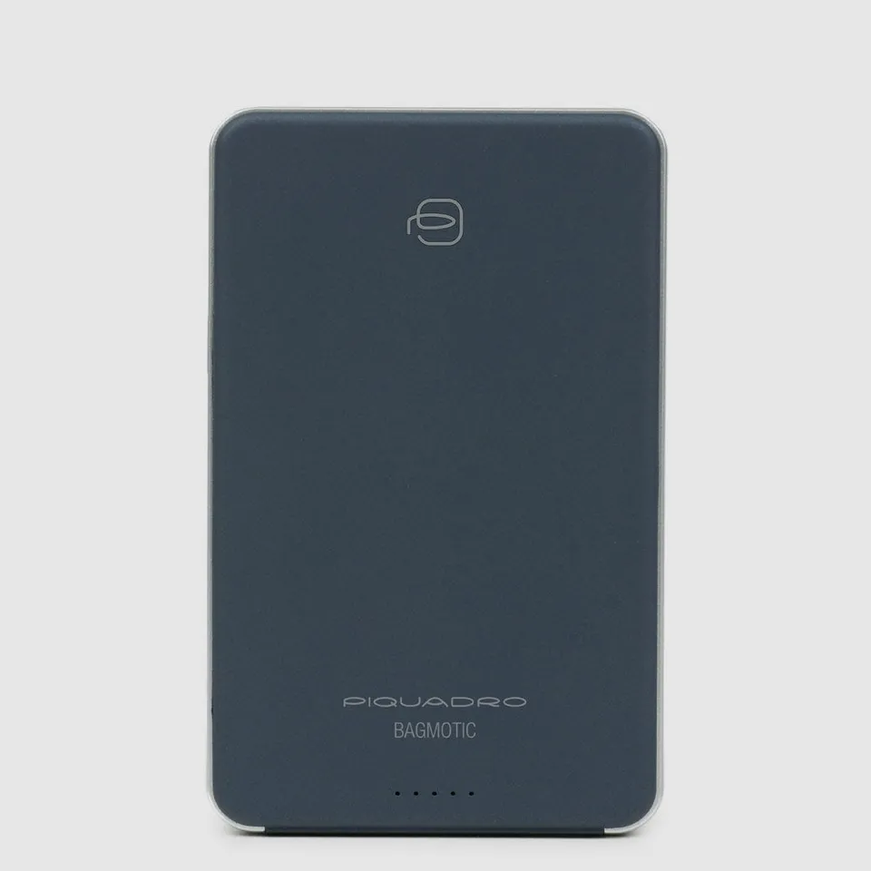 Piquadro BagMotic Powerbank 10000 mAh USB Grau Kabel