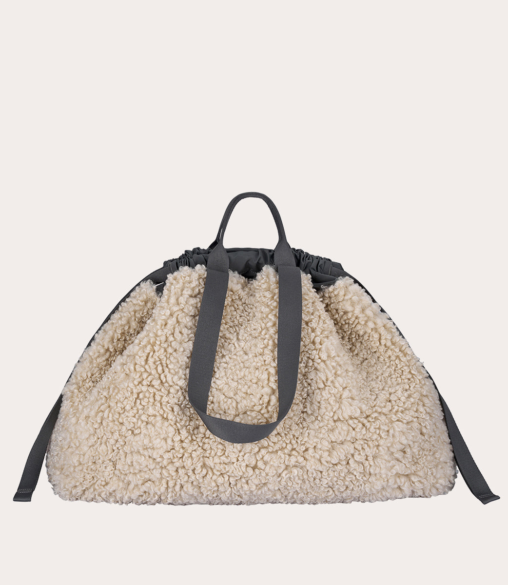Tucano Carry Sheep Large Weekender Weiß Plüsch