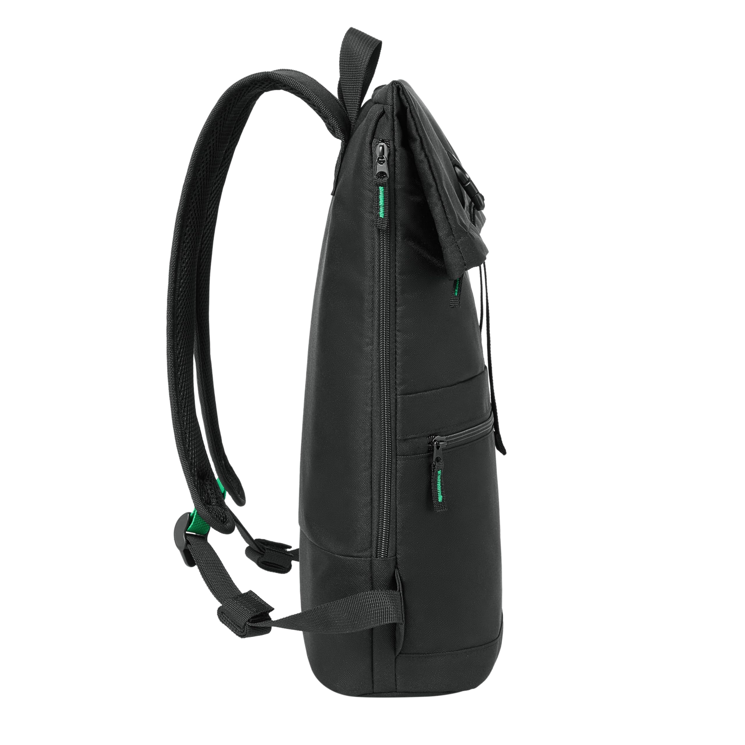 RIVACASE Suzuka 5567 Rolltop Rucksack 15L schwarz wasserabweisend