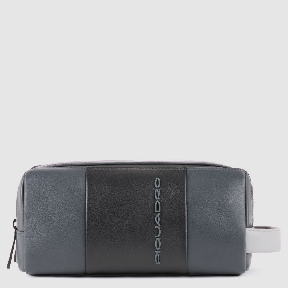 Piquadro PQ-Light Beautycase Herren Leder Schwarz