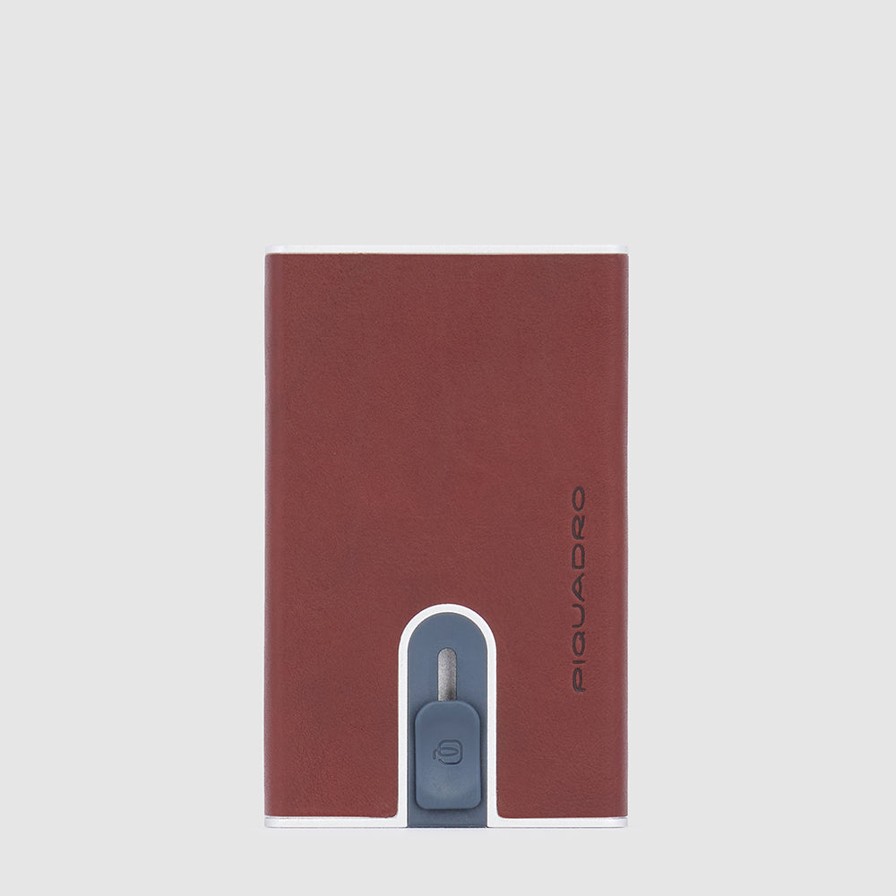 Piquadro Black Square Portcredit Kartenetui Schwarz RFID