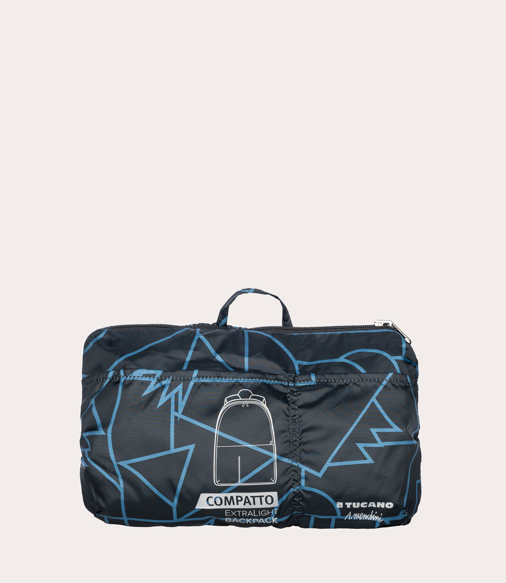 Tucano Compatto Mendini Rucksack Schwarz faltbar