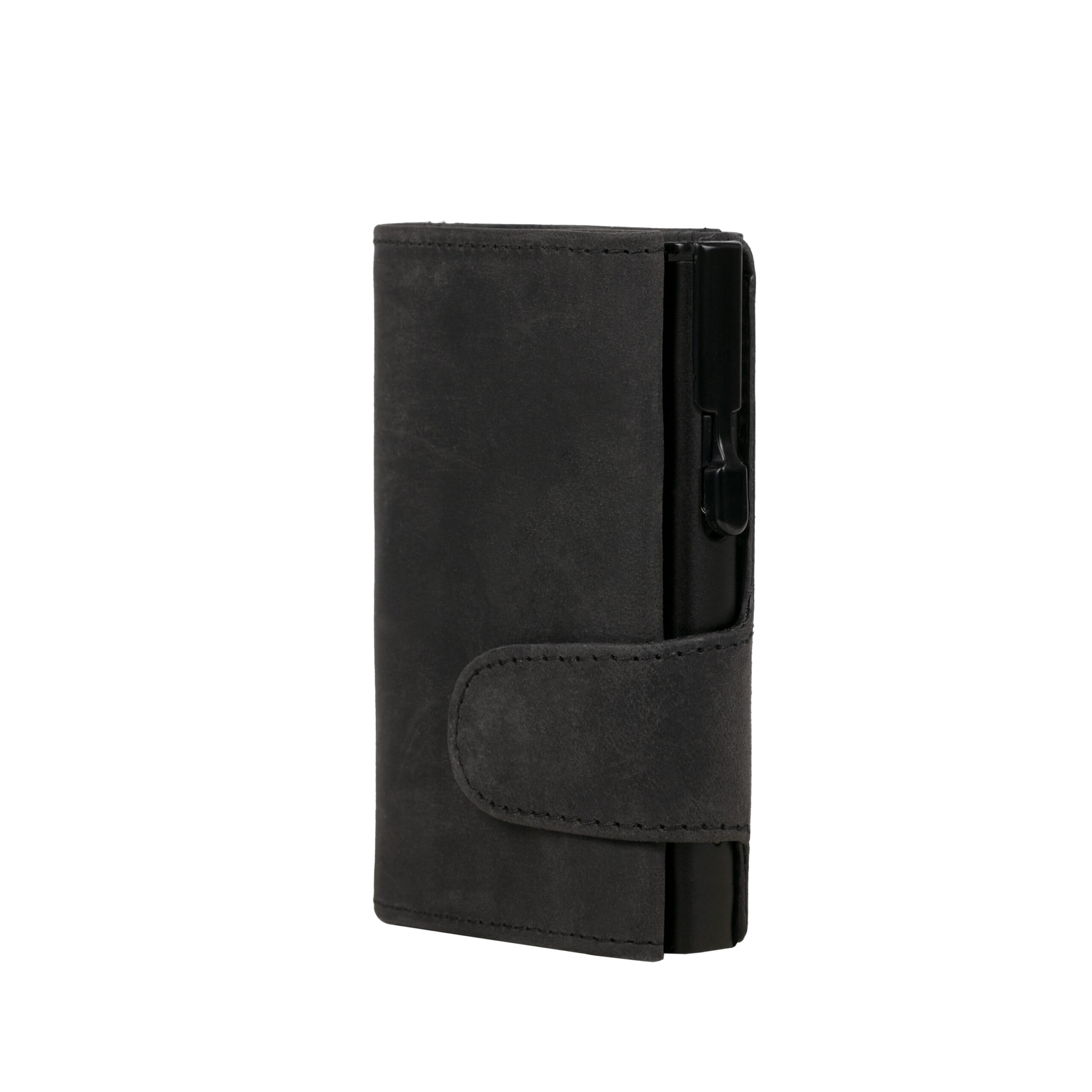 Lightpak Clicksafe Börse Geldbörse schwarz RFID Hunter Leder