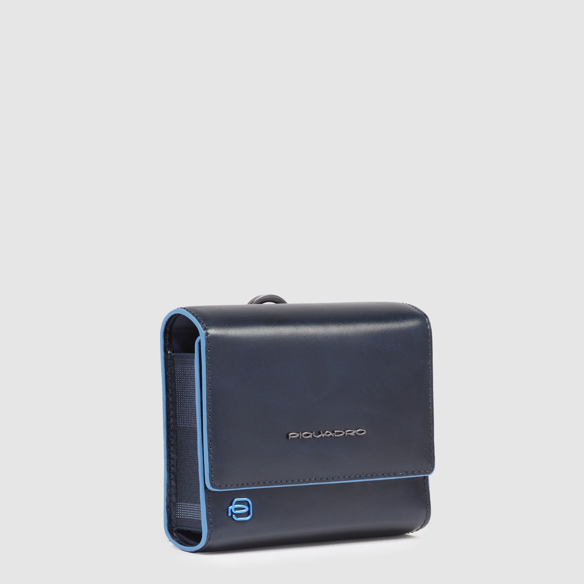 Piquadro BagMotic 3in1 15W Etui blau Leder mit Ladegerät