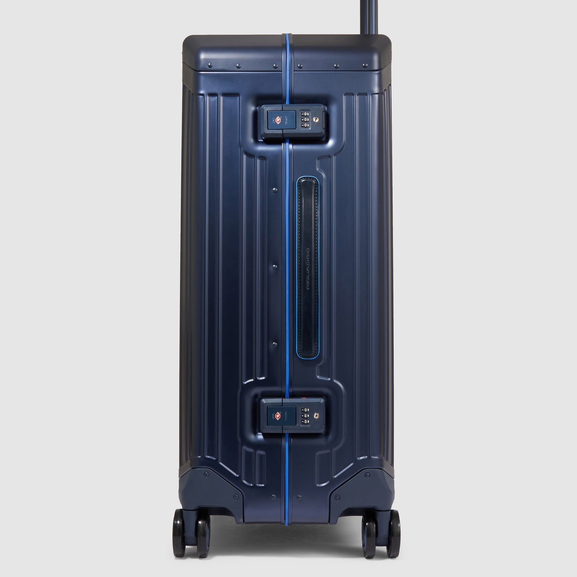 Piquadro Connequ Trolley M Alu 4 Rollen mit Cover