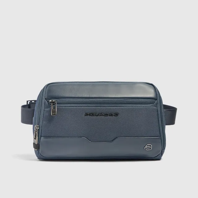 Piquadro Corner 2.0 Gürteltasche Herren Schwarz Recycelt