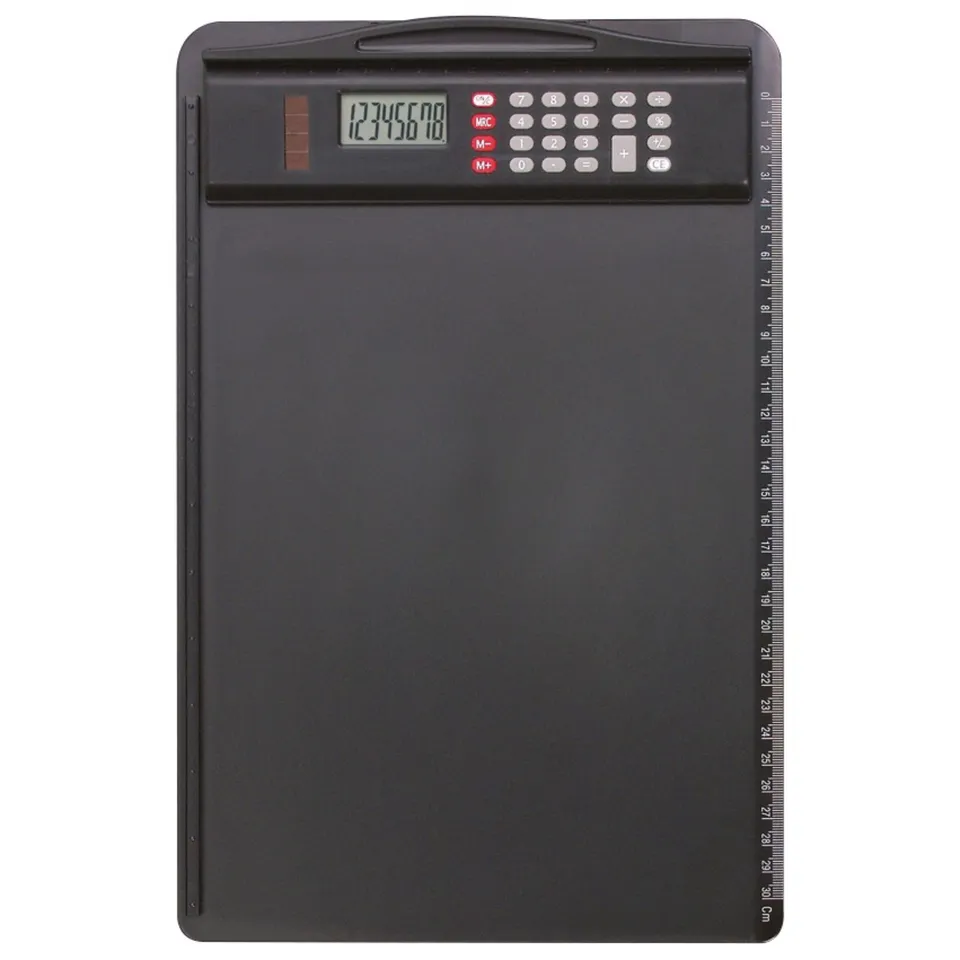 Lightpak Klemmbrett Schwarz ABS Dual-Power-Rechner