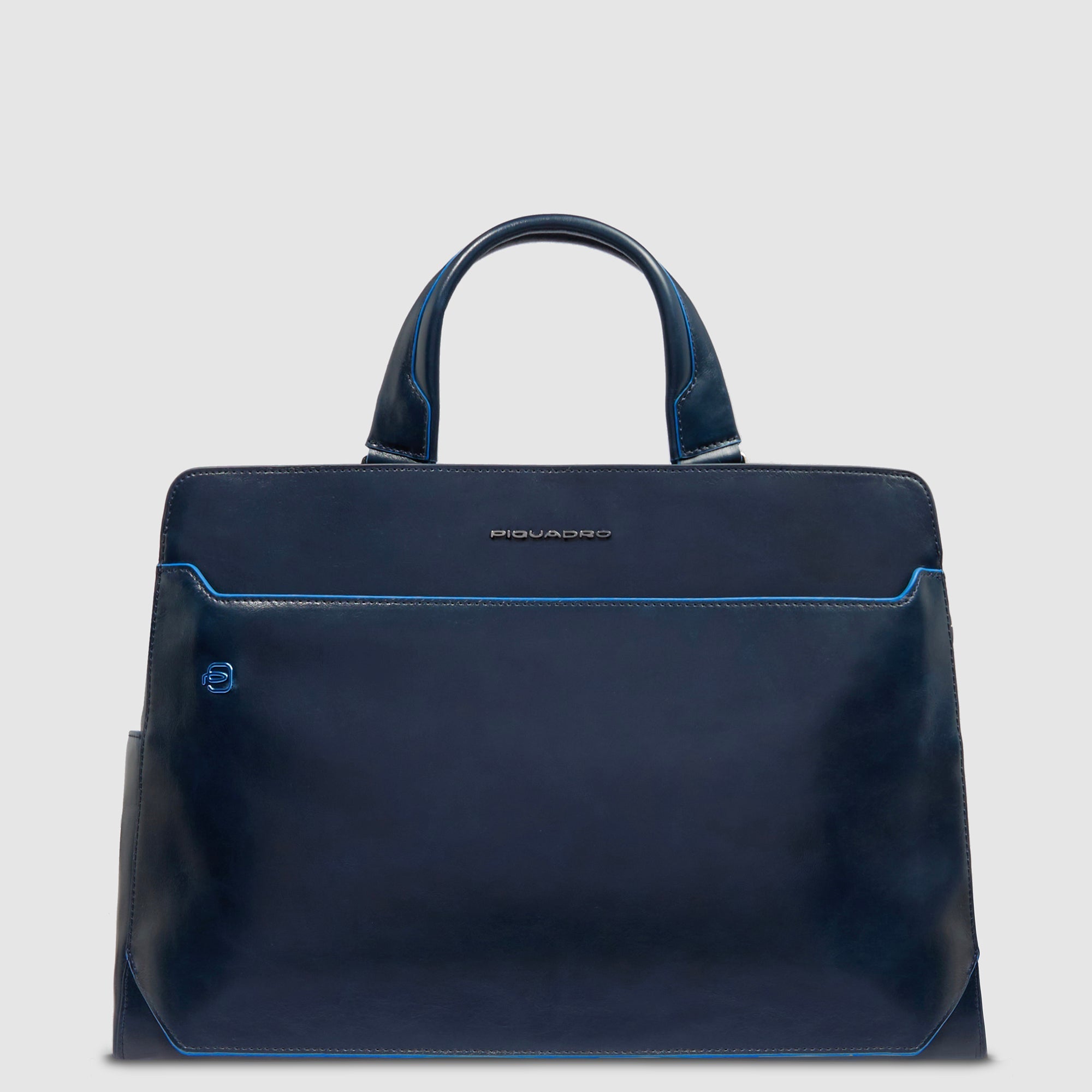 Piquadro Modus Aktentasche 15,6 Zoll Leder blau RFID