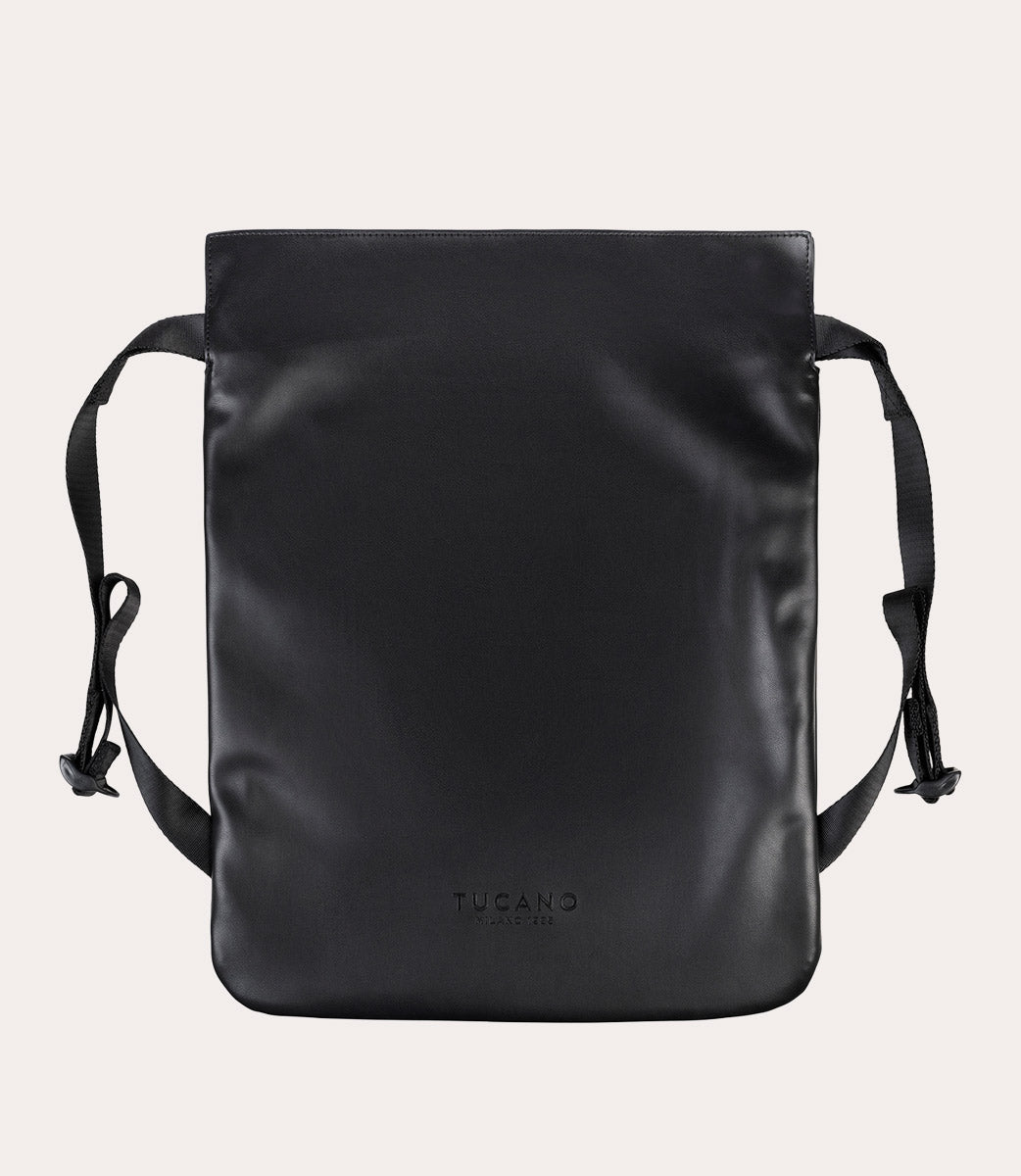 Tucano Nina Rucksack Damen Beutel Lederoptik Nero Kordel