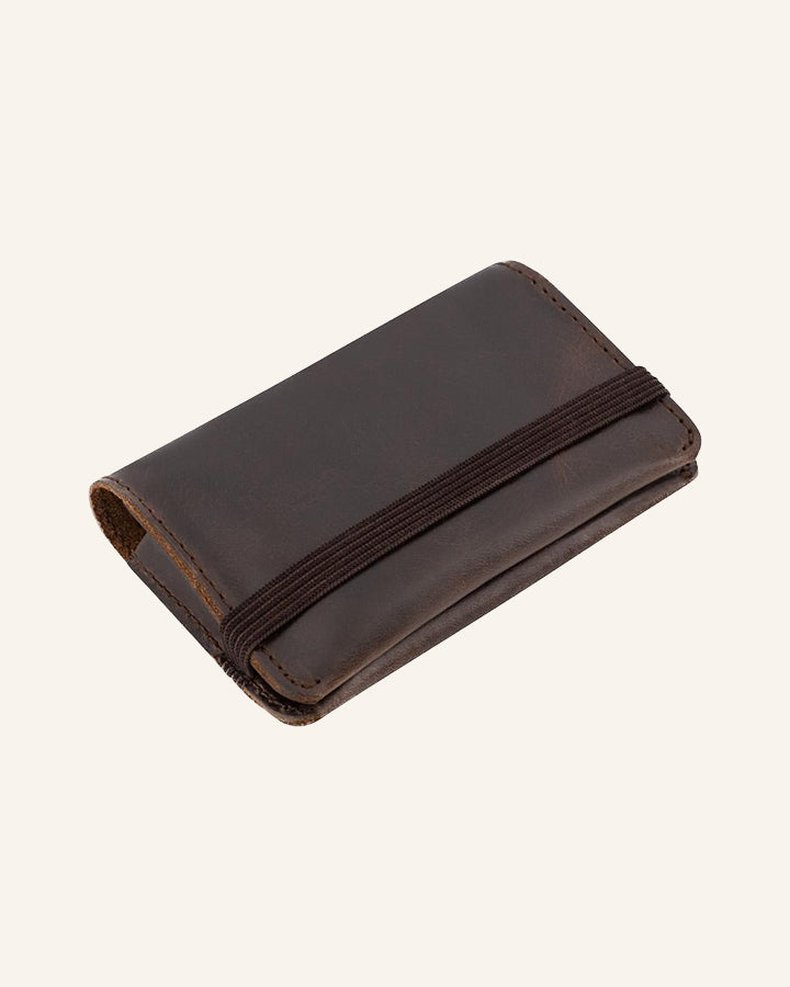 Buckle & Seam Cusco Kartenetui Leder Schwarz für Karten