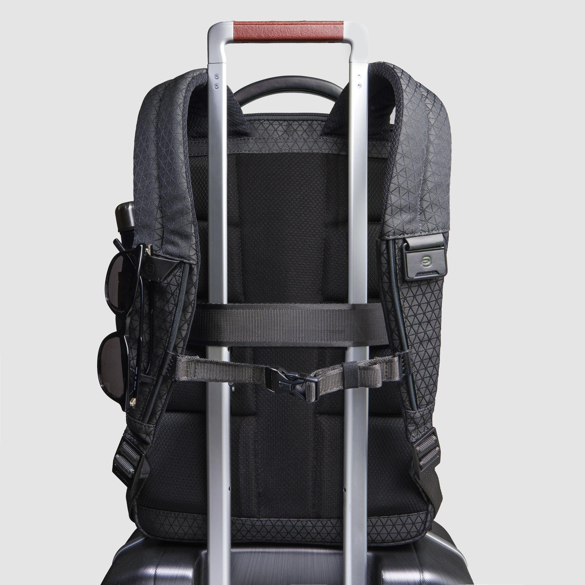 Piquadro Rover Rucksack 15,6 Zoll modular Grau Laptop