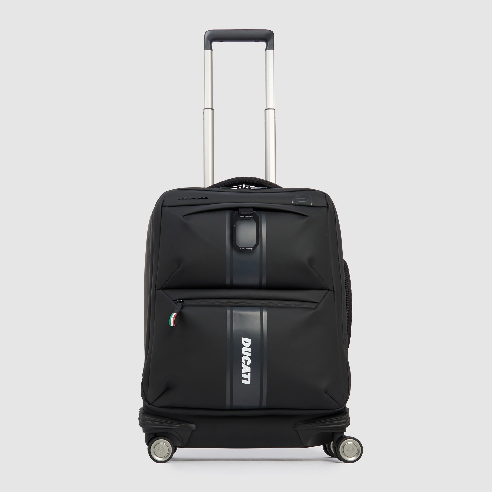 Piquadro x Ducati Cabin Trolley Slim Schwarz 15,6 Zoll