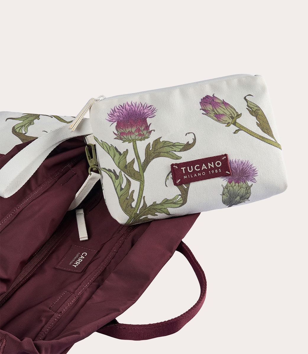 Tucano Carry Artichoke Small Shopper Canvas Tulpe