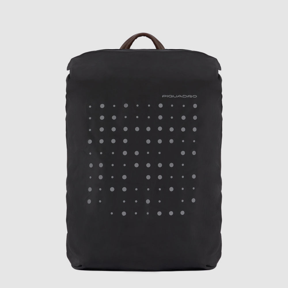 Piquadro Connequ Laptop-Rucksack 14 Zoll Schwarz RFID