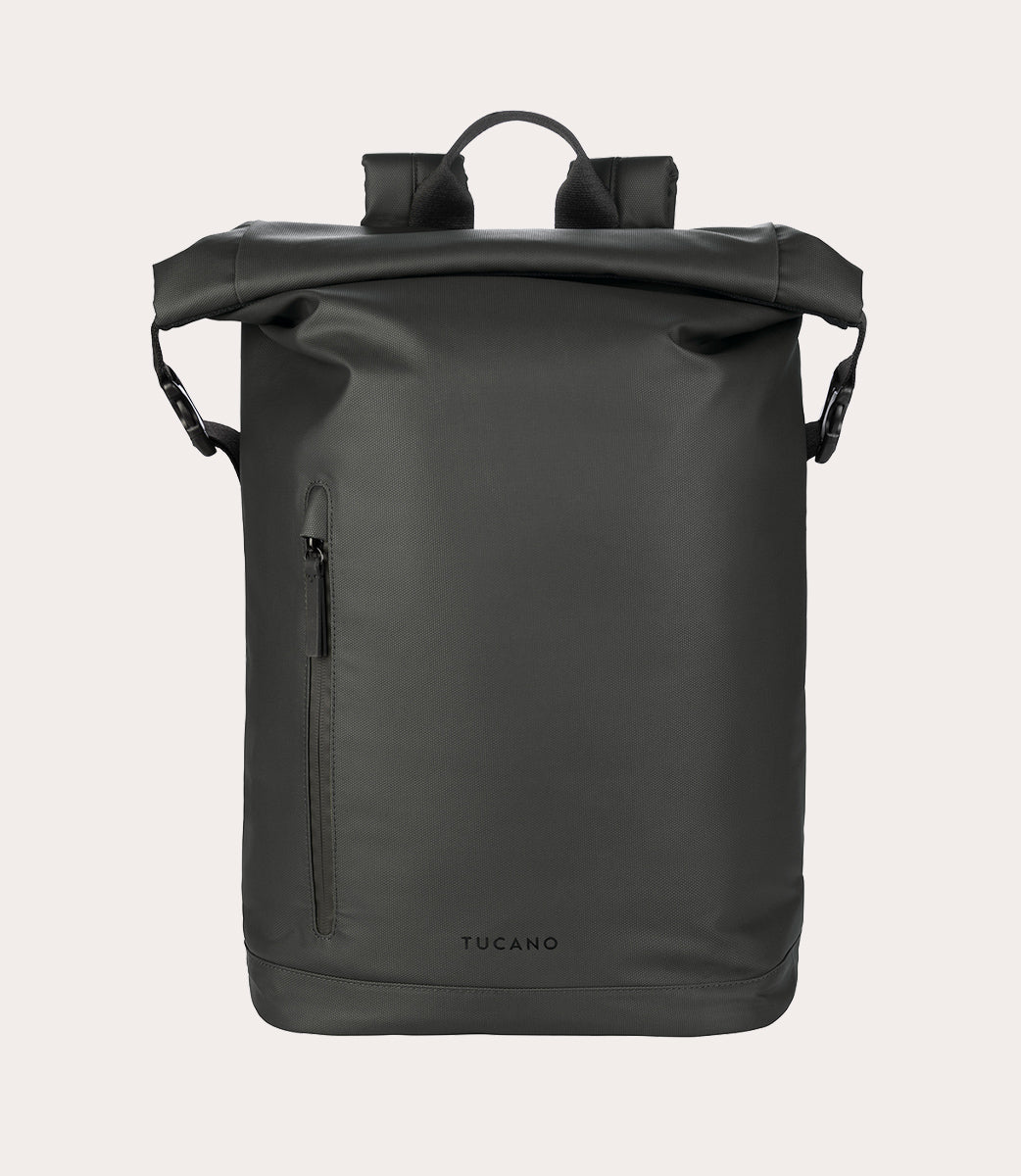 Tucano Rollo Laptop-Rucksack 15,6 Zoll Blau Rolltop