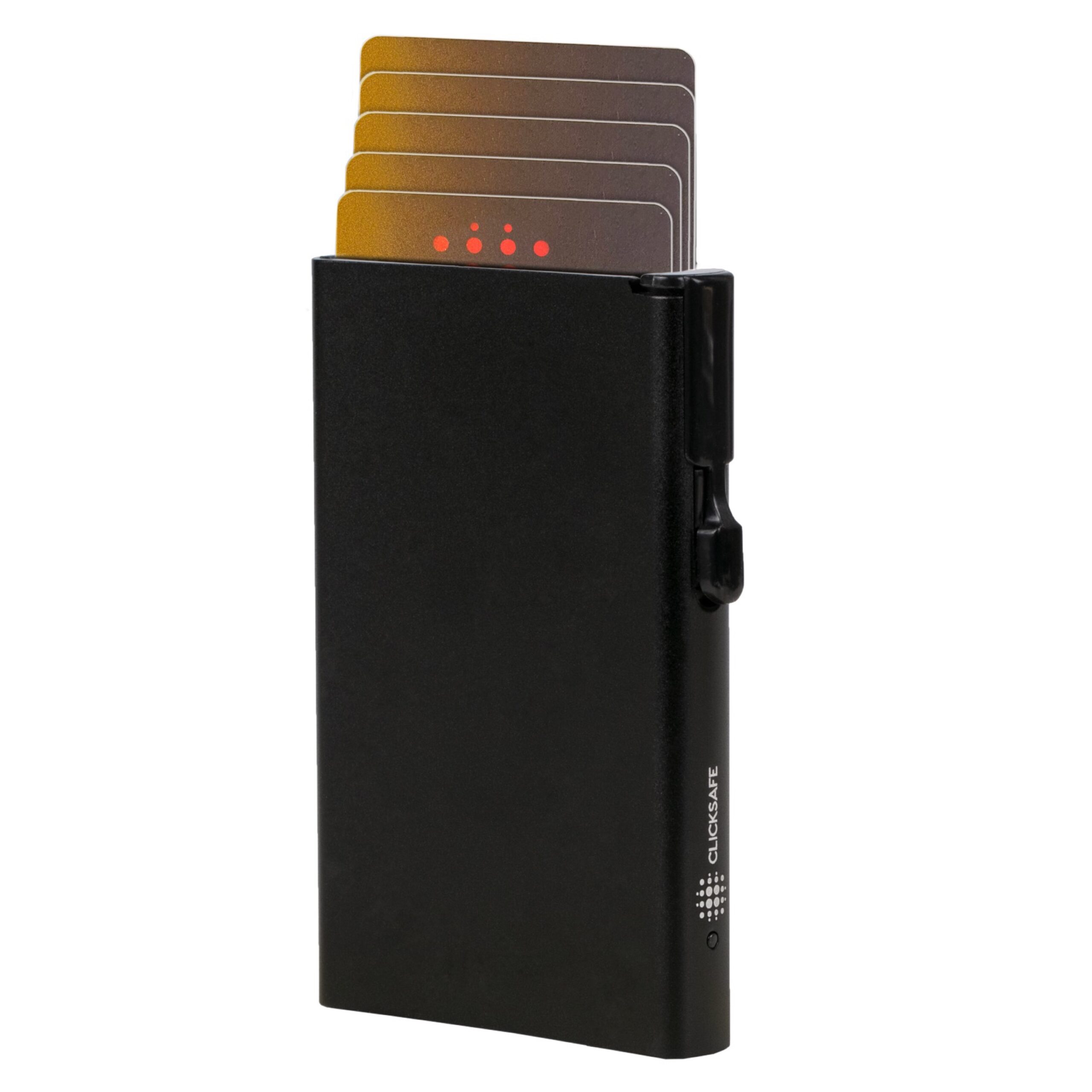 Lightpak Clicksafe Tresor Kartenetui Alu schwarz 8 Karten