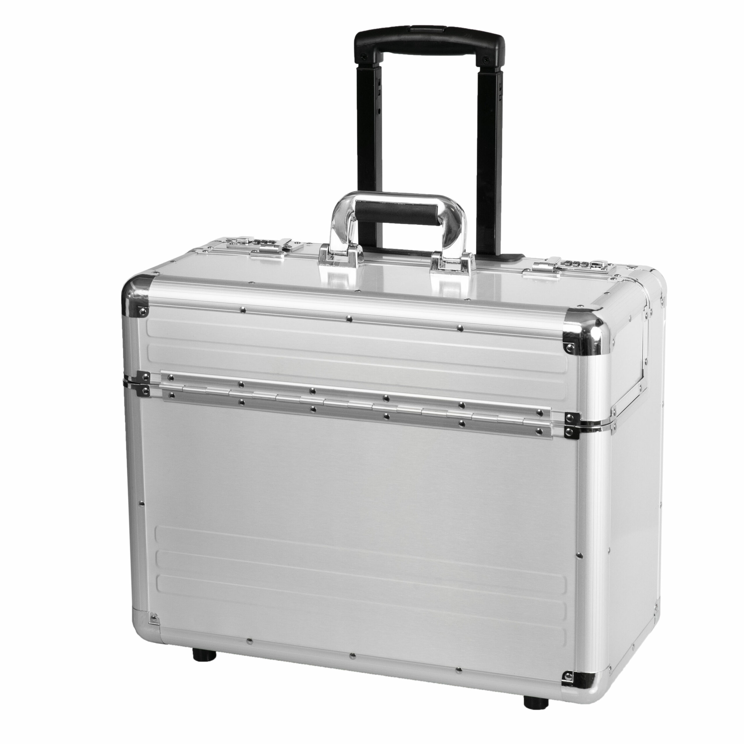 Lightpak OMEGA Pilotenkoffer Aluminium silber 17 Zoll