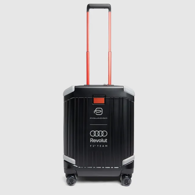 Piquadro PQ-Light Kabinentrolley Schwarz Hartschale 4 Rollen