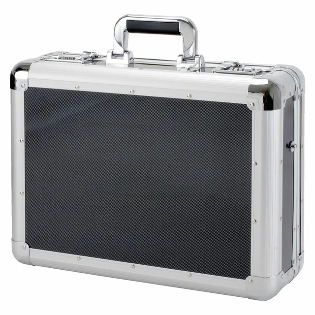 Lightpak C-1 Laptop Attachékoffer 17 Zoll silber-carbon
