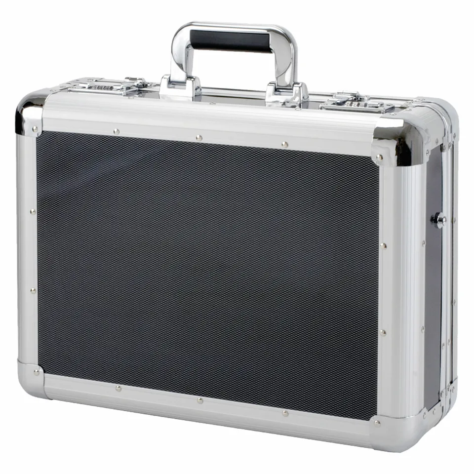 Lightpak C-1 Laptop Attachékoffer 17 Zoll silber-carbon
