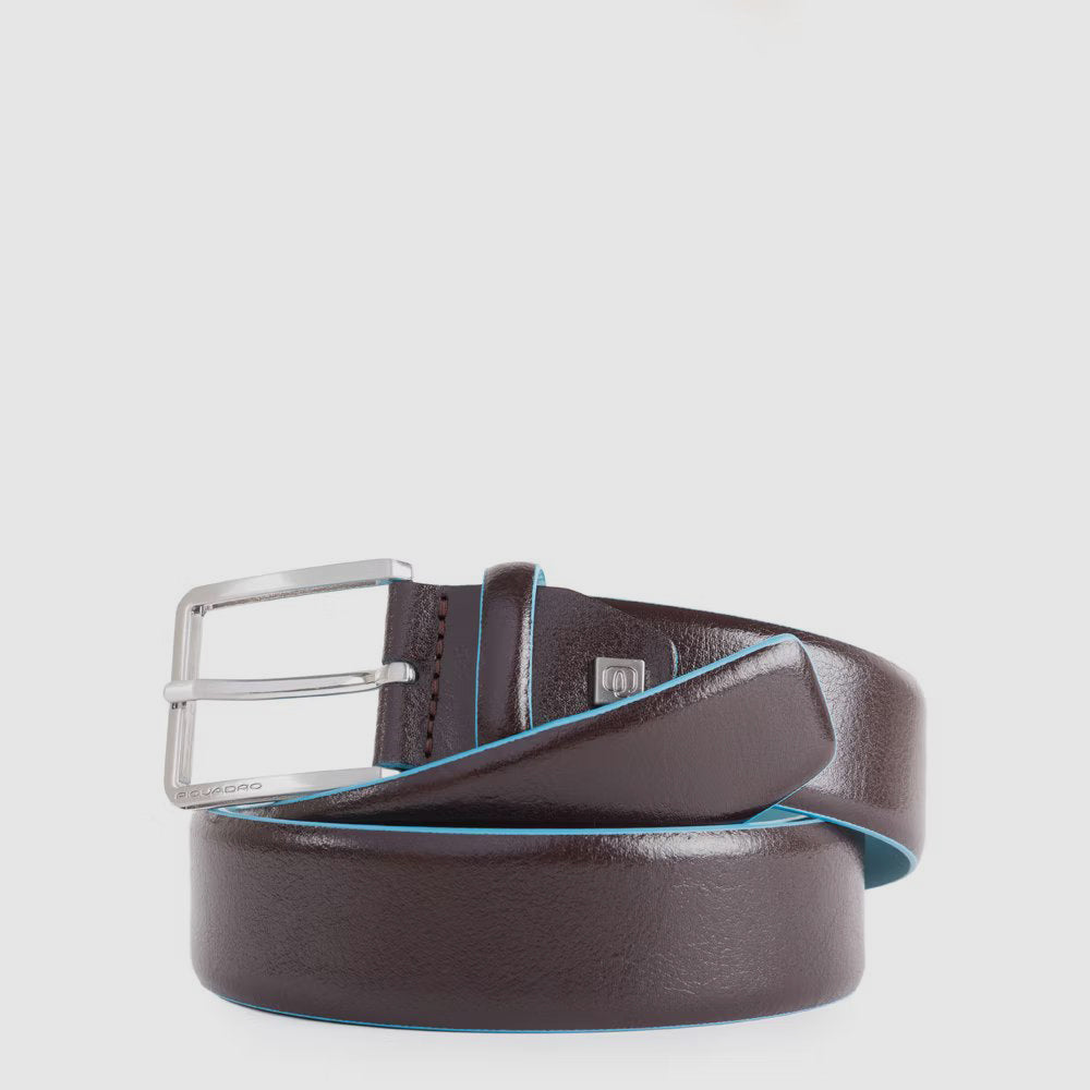 Piquadro Blue Square Gürtel Herren schwarz Leder