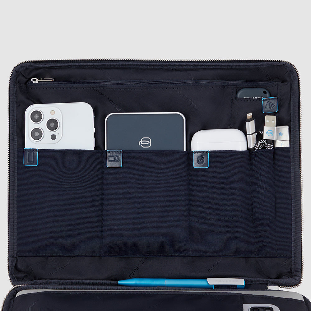 Piquadro Brief Portablocco iPad Pro 12,9 Leder schwarz