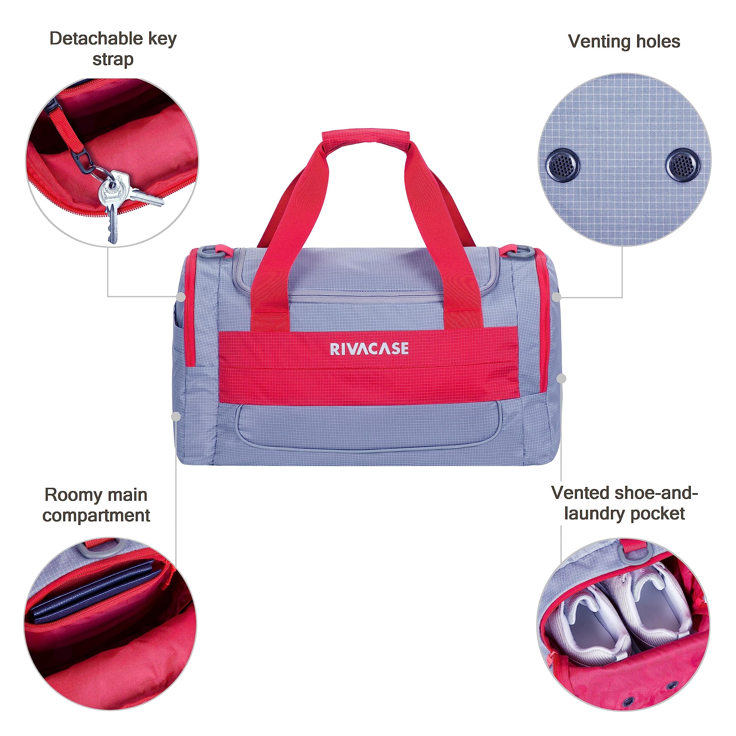 RIVACASE Torngat 5235 Weekender 30 Liter mit Schuhfach